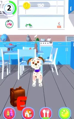 Talking Dalmatian Dog android App screenshot 0