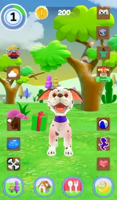 Talking Dalmatian Dog android App screenshot 13